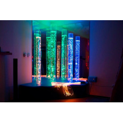 Zestaw trzech interaktywnych kolumn wodnych 190 x 20 cm