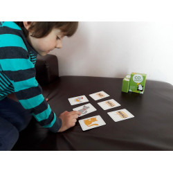 Edukacyjna gra karciana dla dzieci - Co mówi? Samogłoski i onomatopeje