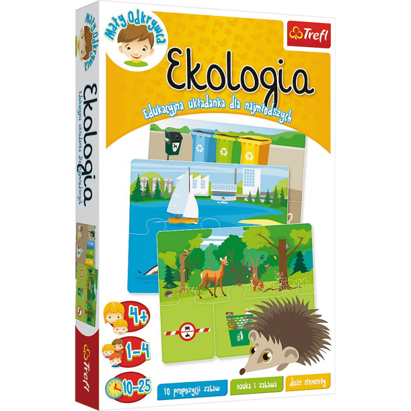 Ekologia. Edukacyjna układanka dla najmłodszych
