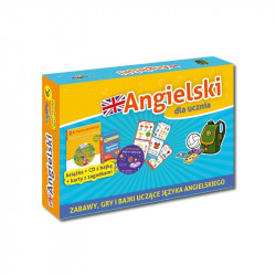Pakiet Angielski dla ucznia 6+ (książka + karty z zagadkami + CD z bajką)