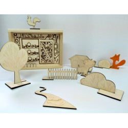 Szczwany Lis Marian. Pomoc do nauki przyimków