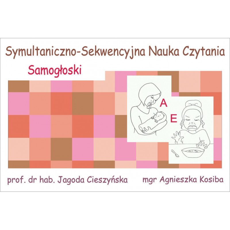 Symultaniczno - Sekwencyjna Nauka Czytania - Samogłoski . Zestaw