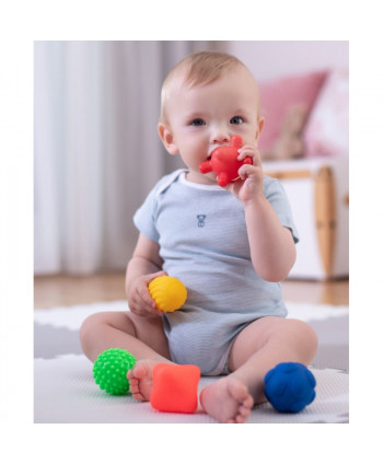 Piłeczki sensoryczne dla niemowląt do masażu