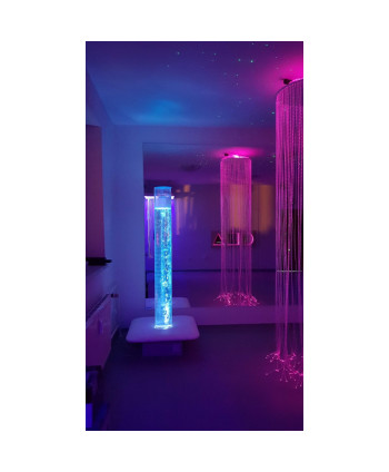 Baldachim światłowodów koło