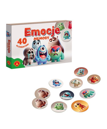 Emocje - Memosy. Edukacyjna gra pamięciowa