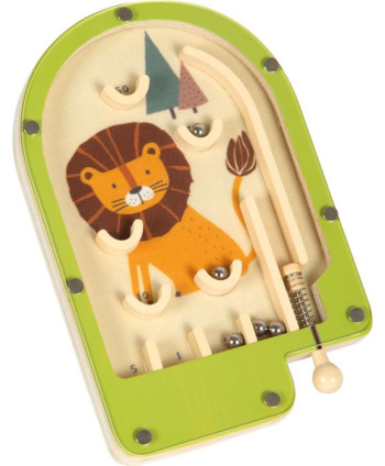 Gra zręcznościowa mini Pinball. Drewniany Mini Pinball