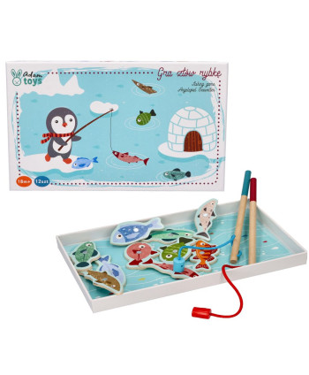 Gra złów rybkę - Pingwin. Zabawka zręcznościowa łowienie ryb