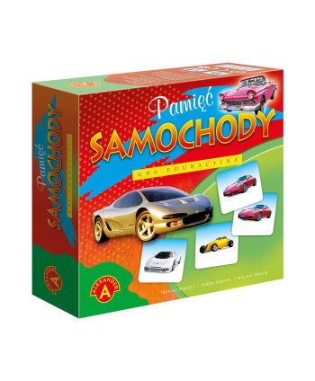 Pamięć Samochody. Gra edukacyjna - memory
