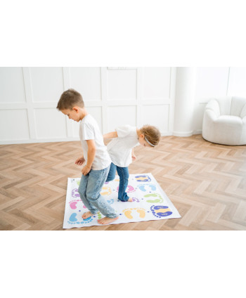 Mata animacyjna Skaczące Stópki - kwadrat 100x100 cm