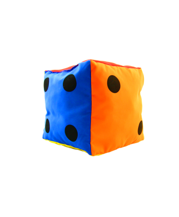 Kostka pluszowa edukacyjna