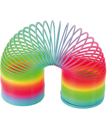 Elastyczna sprężyna - tęczowa. Pomoc zręcznościowa