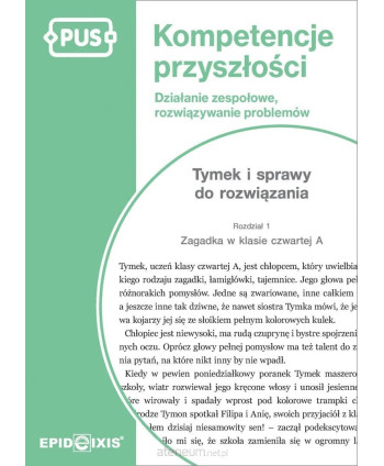 Kompetencje przyszłości. 1 Myślenie krytyczne. 2 Sprawczość. 3 Odporność psychiczna. 4 Działanie zespołowe. + Zestaw kontrolny