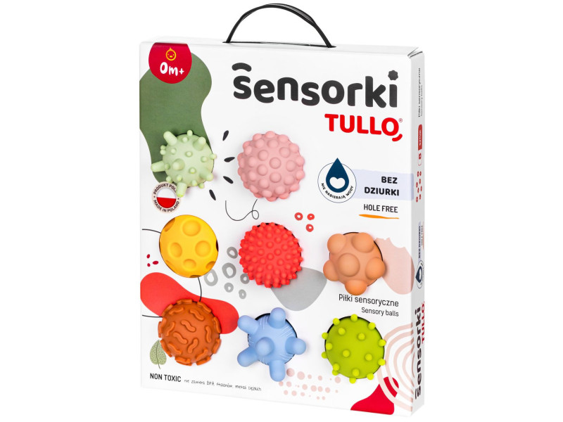 Piłki sensoryczne stosowane są do terapii i masażu dzieci i dorosłych.