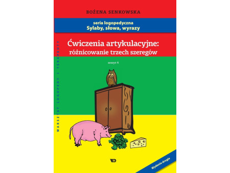 Komplet zeszytów z serii "Sylaby, słowa, wyrazy" autorstwa Bożeny Senkowskiej