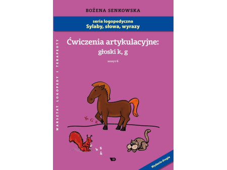 Komplet zeszytów z serii "Sylaby, słowa, wyrazy" autorstwa Bożeny Senkowskiej