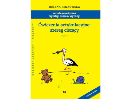 Komplet zeszytów z serii "Sylaby, słowa, wyrazy" autorstwa Bożeny Senkowskiej