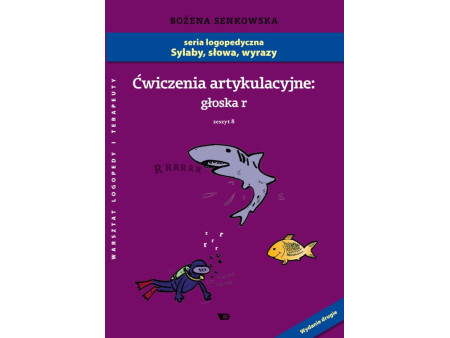 Komplet zeszytów z serii "Sylaby, słowa, wyrazy" autorstwa Bożeny Senkowskiej