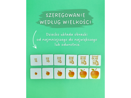 Ułóż dalej! Szeregi to pomoc wspierająca w procesie nauki czytania i pisania.