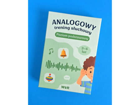 Analogowy trening słuchowy to pomoc dla logopedów i nauczycieli przedszkola. Rozwija uwagę słuchową i koncentrację.